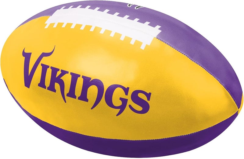 FOCO NFL Unisex-Adult NFL Team Logo Squish Soft Ball 12" PVC Football - Image 2